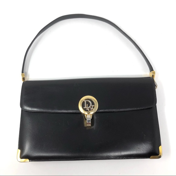 Dior Handbags - CHRISTIAN DIOR c1970s/‘80s, leather purse, authentic